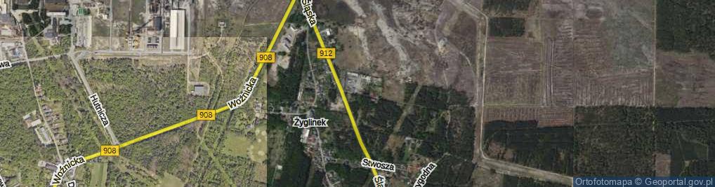 Zdjęcie satelitarne Przyjaźni ul.